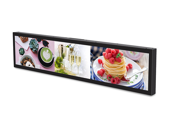 LCD Ultra Stretch Signage Super Wide Monitor Multiple Video Inputs