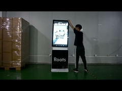 Flexible Moveable 43 Inch Floor Standing Digital Signage Advertising Player