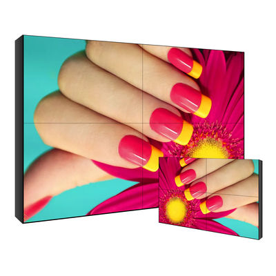 Indoor 1.8mm Ultra Narrow Bezel Video Wall LCD Monitor 2x3 Full HD 65inch