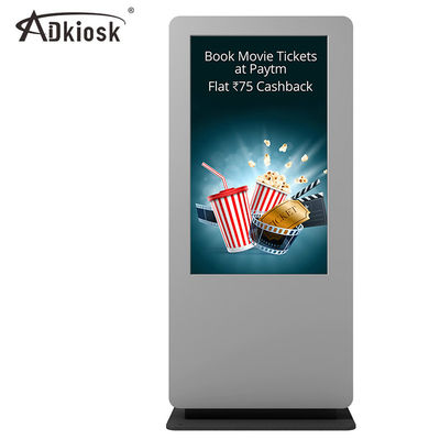 65 Inch LED Screen Outdoor Digital Signage 4K High Brightness 89 Viewing Angle