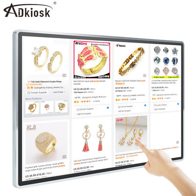 Android FHD Advertising Digital Signage 55 Inch 65 Inch Advertising LCD Display