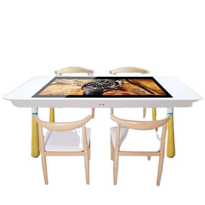 Restaurant Multitouch Coffee Table 55Inch Capacitive Interactive Screen Table