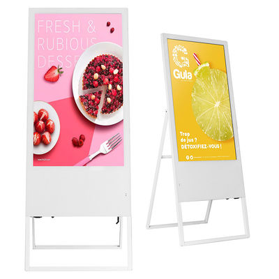 HD Portable Advertising Digital Signage Display 280cd/m2 LCD Screen 43Inch