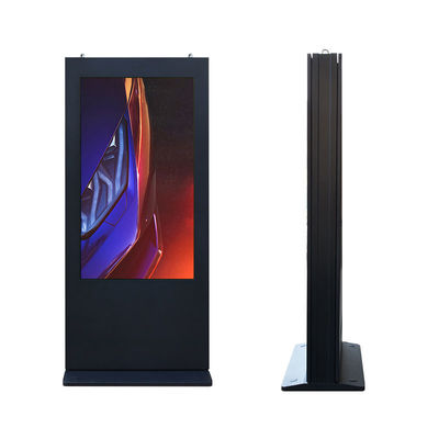 55 inch 4K Outdoor Digital Sign Boards Display Screen 89 Angle Waterproof