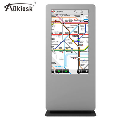 LCD Outdoor Digital Signage Screens 43 inch Wifi Waterproof 1080P