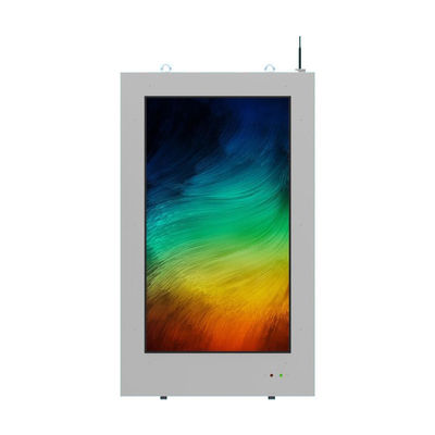 Slim 32 Inch Supermarket Wall Mounted Digital Signage Display 14cm Thickness