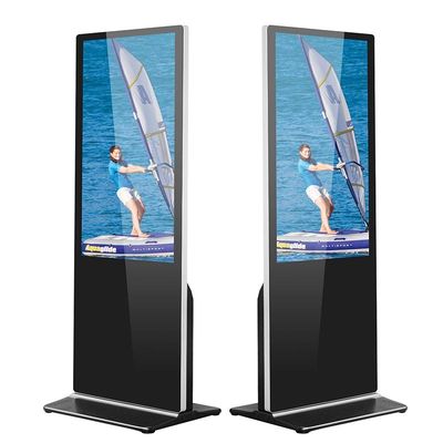 Advertising Monitor LCD Floor Standing Digital Signage 75inch Anti Corrosion 280cd/m2