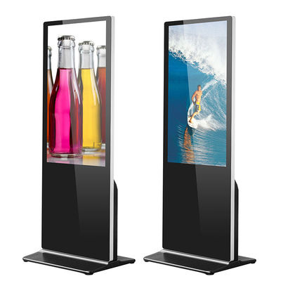 Indoor Floor Standing Advertising Digital Signage Display 65Inch  FHD LCD