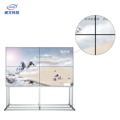 2k 4k Wall LCD Display Screen 1.8mm Bezel 2x3 FHD Resolution 49Inch