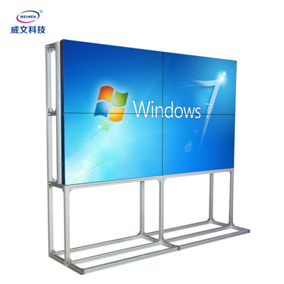 3.5mm Bezel Video Wall Floor Stand 3x3 FHD Resolution 49Inch