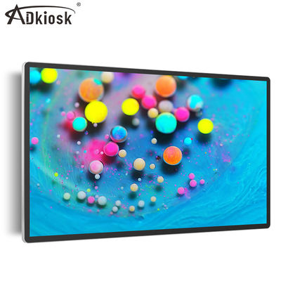 Android 27inch 60HZ Digital Menu Display Screens 4K Digital Signage Player
