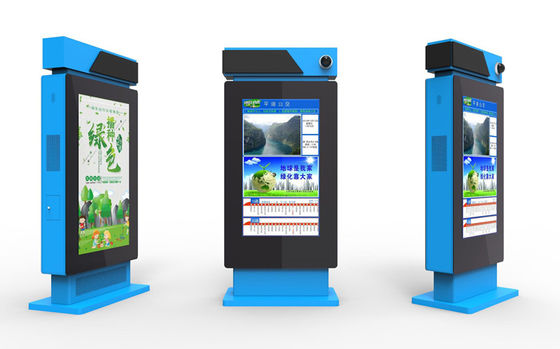 Intelligent 16:9 Electronic Advertising Screens 55 Inch Digital Signage Display 4G Net