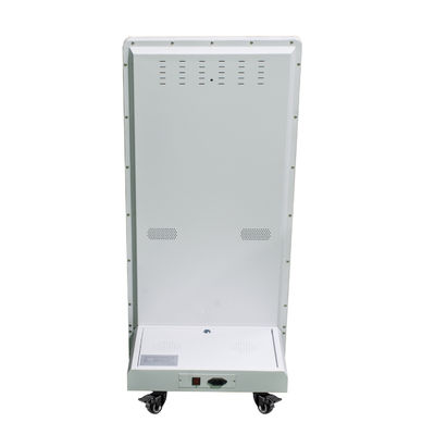 Movable LCD Advertising Digital Signage 32inch Totem With Universal Wheels