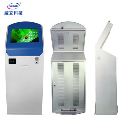 Automated Smart Self Service Kiosk 19Inch LCD Screen Floor Stand Kiosk