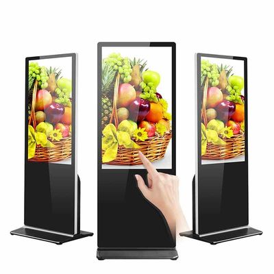 Full HD Interactive Advertising Kiosk 49inch 55inch Big Touch Screen Display H81