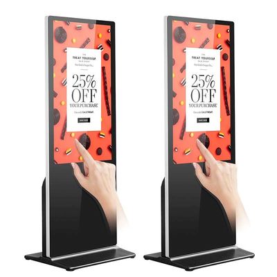 4k Resolution LCD Interactive Touch Screen Kiosk Monitor i3 i5 CPU PC OS 65Inch