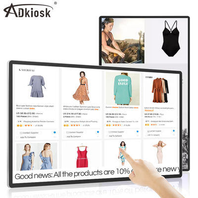 Wall Mounted Interactive Touch Screen Kiosk 32Inch 15kg Android TFT Type