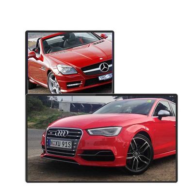 400cd/m2 Wall Mounted Car LCD Display Multilingual 22Inch For Advertisement
