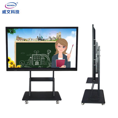 All In One Touch Screen Interactive Whiteboard 65inch Online Touch Screen 40KG 240V