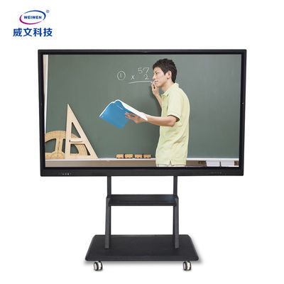 Webcam Touch Screen Interactive Whiteboard 43Inch 8ms Response Time