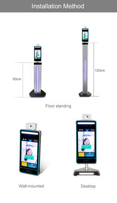 24000pcs Face Recognition Attendance and Temperature Measure Smart Security Devices