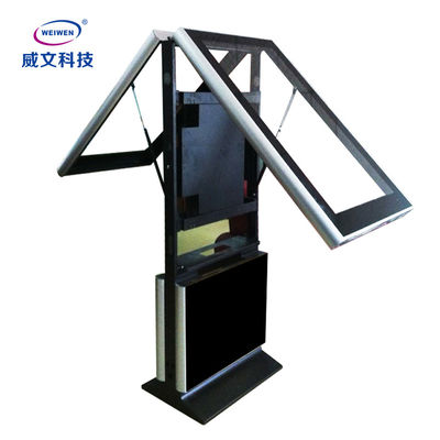 double side super thin outdoor lcd touchscreen digital monitor signage totem
