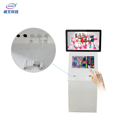 Floor Stand High Brightness Double Sided Lcd Advertising Touch Screen Digital Signage