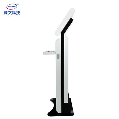 Floor Standing All in one Lcd Touch Screen Advertising Totem with Metal Keyboard