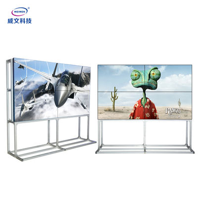 Floor Standing LCD Splicing Screen 55 inch Advertising Digital Signage 3.5mm Gap