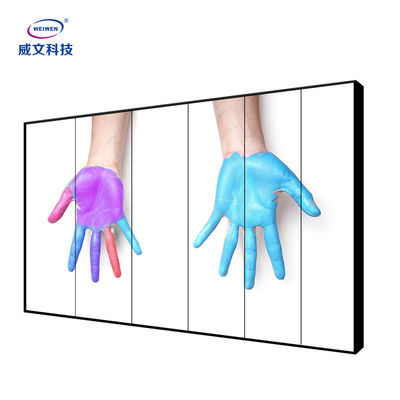 49 inch 500cd/m2 wall mounted digital signage indoor hd lcd splicing screen
