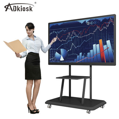 178W USB2.0 Touch Screen Interactive Whiteboard 4K Resolution 55in 65in OPS