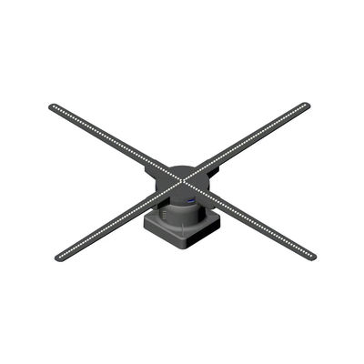 Movable 3D Hologram Fan Display Projector Wall Mounted Digital Signage 42cm