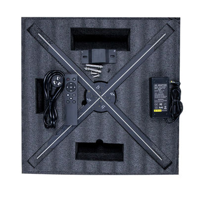 160 Degree 3d Hologram Advertising Display 100cm 80W splicing