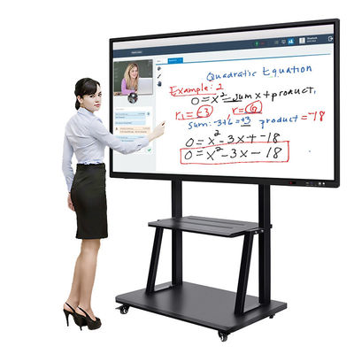 Android 6.0 Touch Screen Interactive Whiteboard 400cd/M2 Ir 10 Points CCC