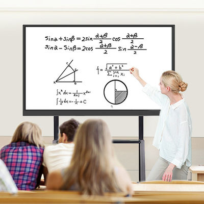 75-85inch smart blackboard dual-system all-in-one player touch Screen Interactive Whiteboard