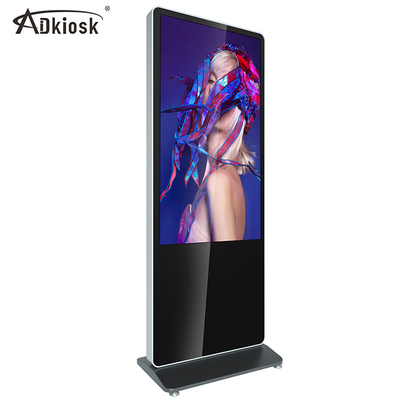 Full HD Wifi Advertising Digital Signage Player 50HZ 43inch LCD Billboard