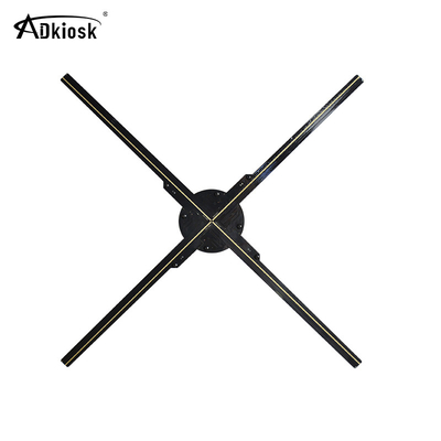 150 Degree Viewing Angle 3D Hologram Fan Display Digital Signage LED Display Fan 85cm