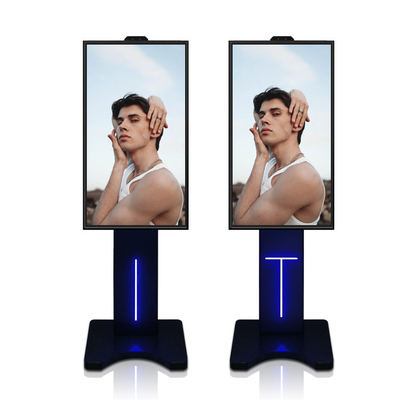 Floor Stand 2500nits Self Service Kiosk 2K 4K Resolution 43 Inch Touch Screen