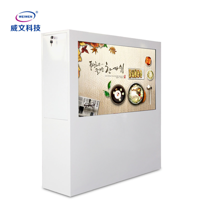 Infrared Touch Advertising Digital Signage 6ms 3d Transparent Showcase