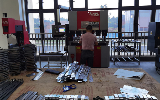 Laser Cutting Sheet Metal Frame 0.01mm Tolerence Blanking Link