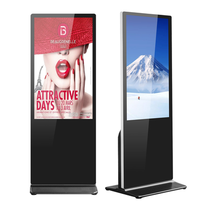 Indoor 65 Inch Digital Signage Advertising Rates Full Hd Network