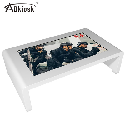 55&quot; Pcap Touch Smart Interactive Table Waterproof For Coffee Conference Restaurant