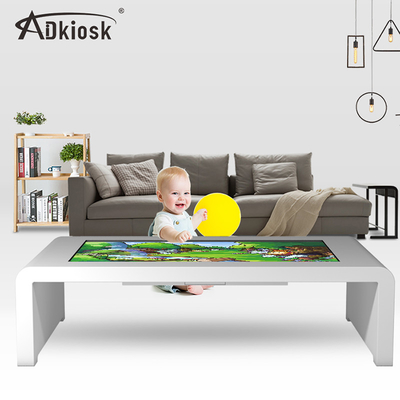 55&quot; Pcap Touch Smart Interactive Table Waterproof For Coffee Conference Restaurant
