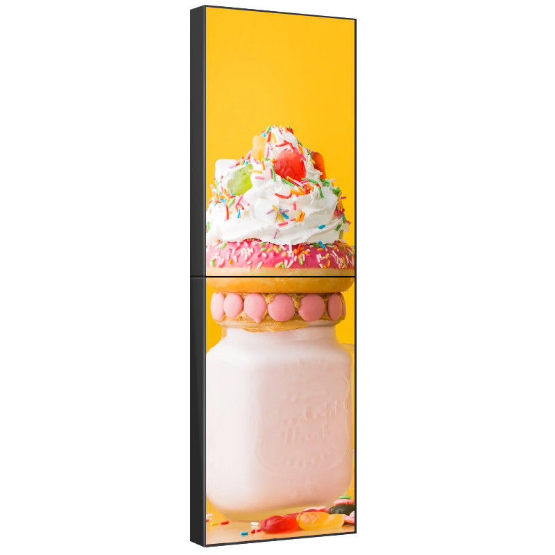 0.88mm 65 Inch Narrow Bezel LCD Video Wall 4K Resolution For Advertising