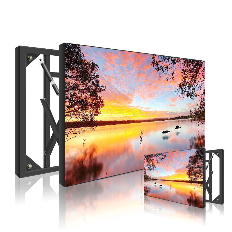 65Inch Narrow Bezel Display 2x2 3x3 1080p LCD Advertising Video Wall