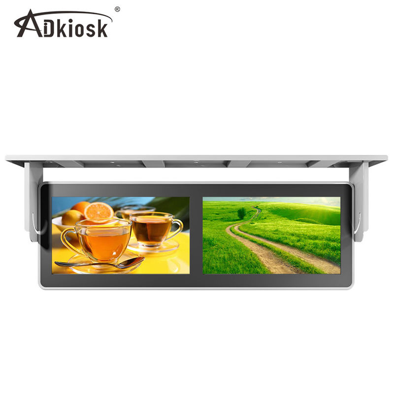 TFT 19 Inch Bus LCD Display 250 nits With Top mounting WiFi Network