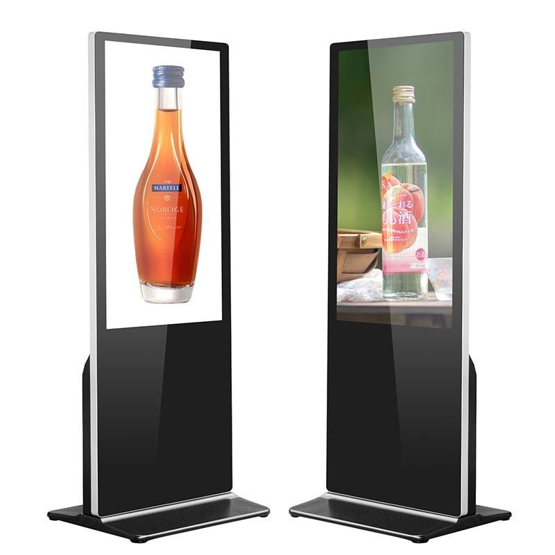 Indoor Floor Standing Advertising Digital Signage Display 65Inch  FHD LCD