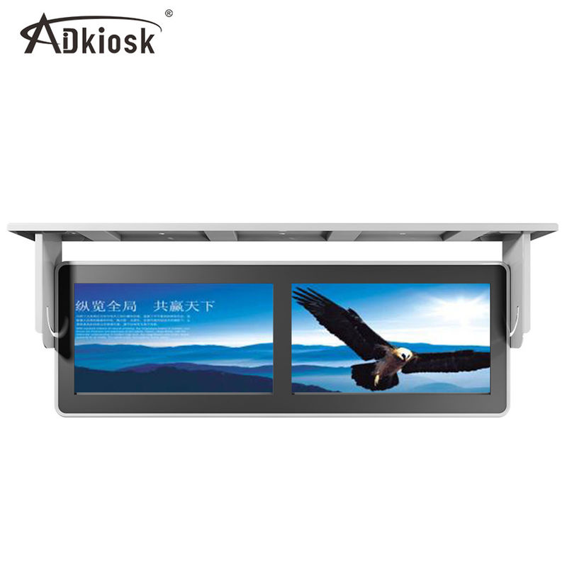 Double HD LCD Screen Advertising Player 1920X1080 Hang Mountable RK3188