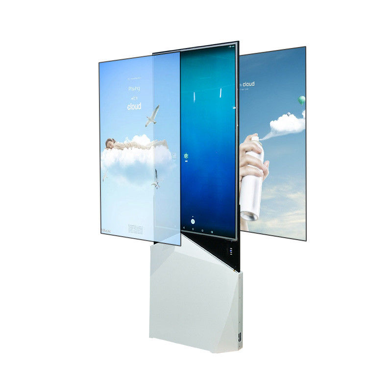White Double Sided LCD Screen 55inch OLED Stand Alone Digital Signage