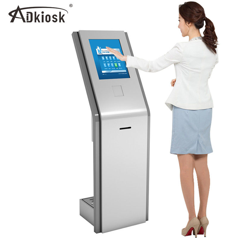 Capacitive 240V Self Service Touch Screen / Queue Management Kiosk LCD